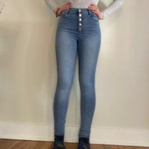 Garage Hi-Rise Button-Up Jeggings